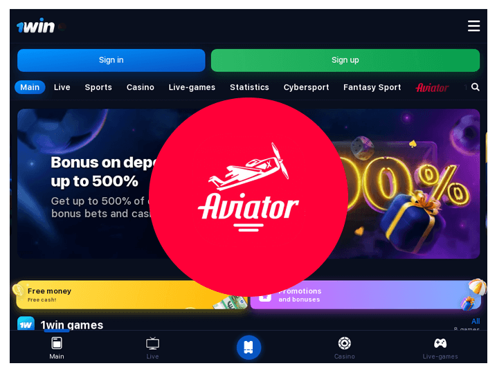 1win Aviator became one of the most popular game in online casino