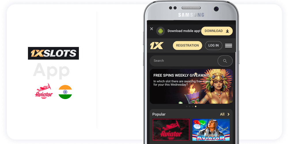 Information about 1xSlots Aviator App Download for Android & iOS