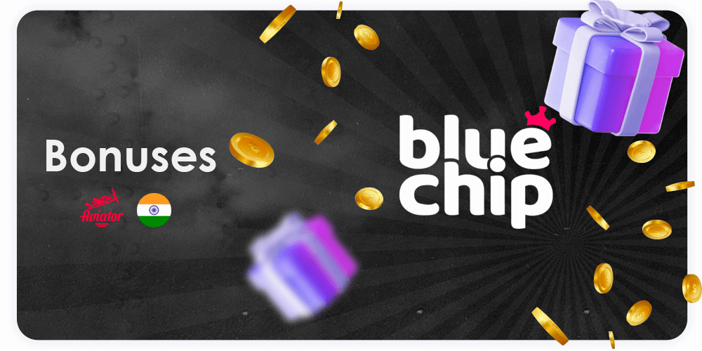 Get BlueChip Aviator game bonuses