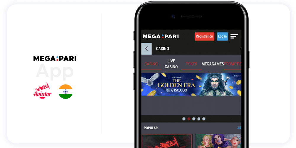 Short Information how to Download Megapari Aviator App for Android (.apk) & iOS in India